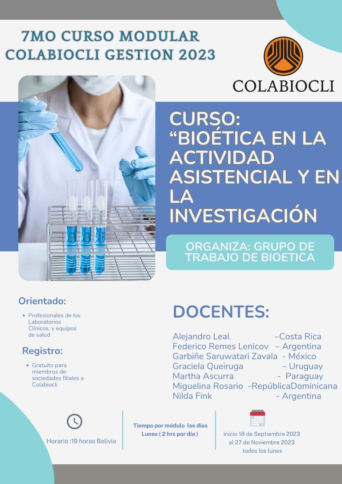 Curso Modular Bioética en la Actividad Asistencial y en la Investigación